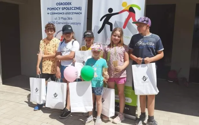 Na zdjęciu wychowankowie świetlicy działającej przy Centrum Usług Społecznych w Czerwionce-Leszczynach
