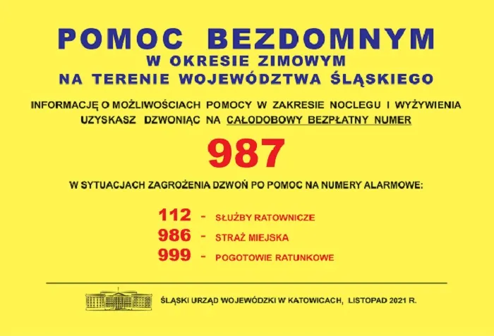 Pomoc bezdomnym w nadchodzącym okresie zimowym