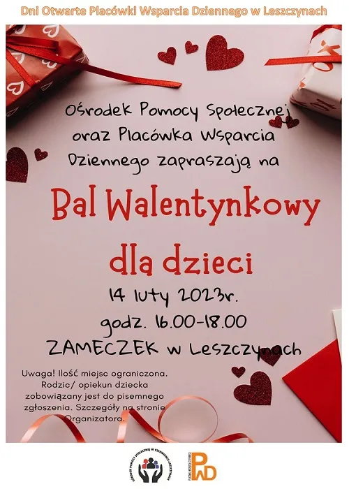 Karnawałowy Bal Walentynkowy dla dzieci