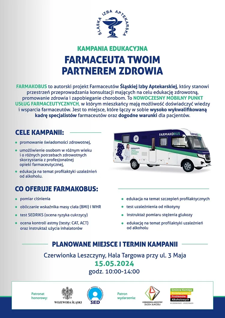 "Farmakobus" w Czerwionce-Leszczynach